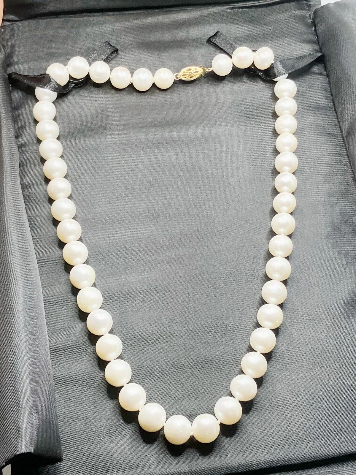 ブレスレット LESS IS MORE flat pearl necklace STUNNING!!! Fresh Water Pearl Necklace 16